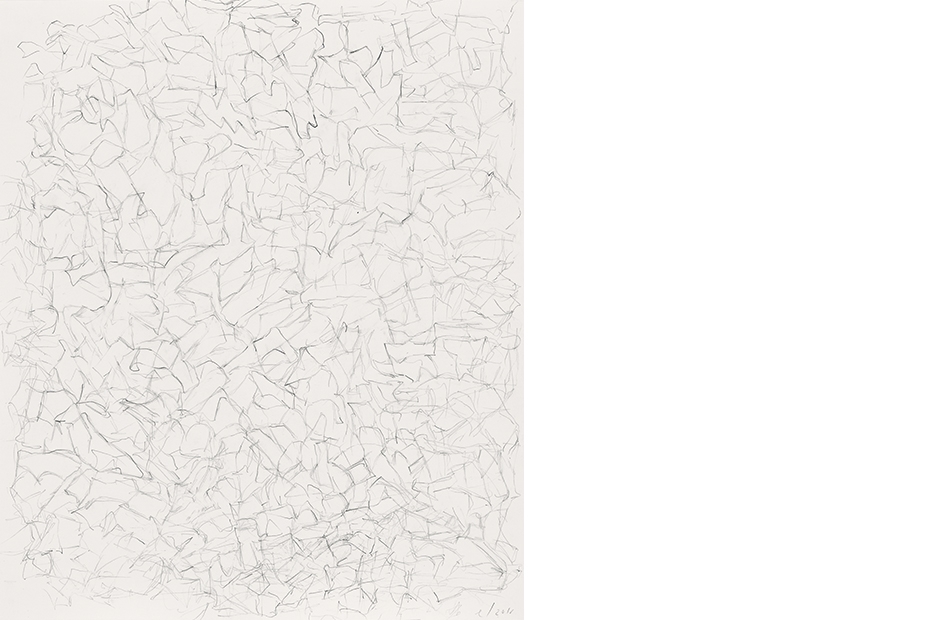 Tag VIII 2016 Bleistift auf Aquarellpapier 45 375 cm